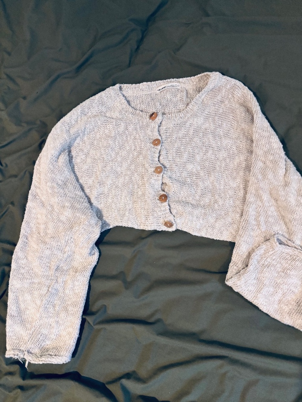 Cropped knit Cardigan